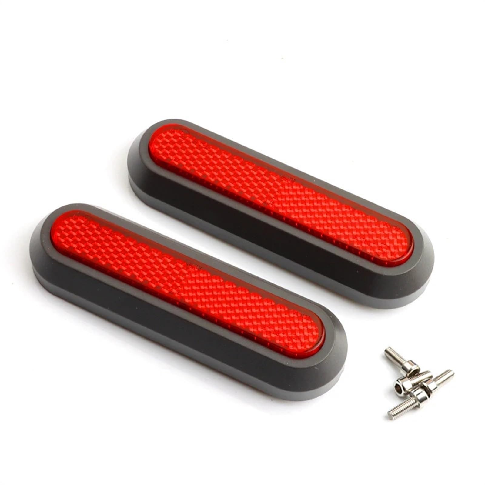 Reflektorstreifen Reflektierende Schutzschale, for Xiaomi, Mi Electric Scooter M365/ PRO/1S /Essential Scooter, Teile for die hintere Sicherheitsradnabenabdeckung(Red Sets) von JIMYRA