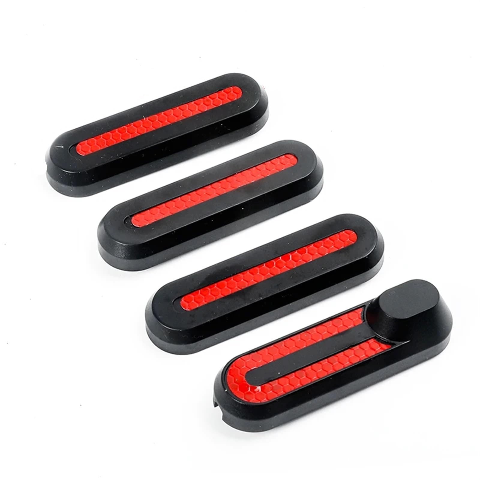 Reflektorstreifen for Xiaomi, Elektroroller M365 4X Radabdeckung Radkappe Schutzschalen Reflektierende Aufkleber Zubehör ersetzen(4piece) von JIMYRA