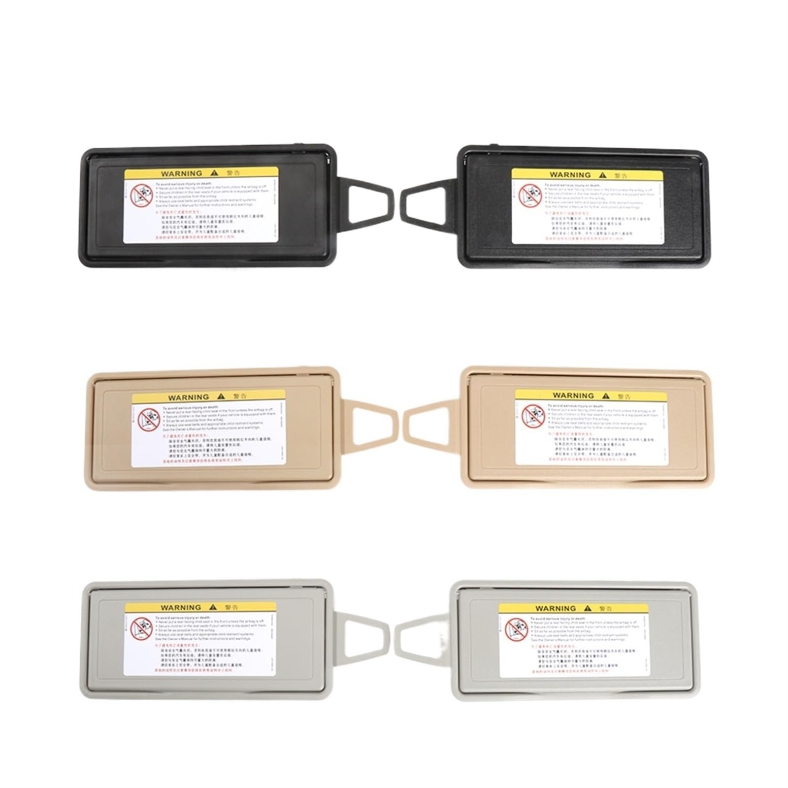 JINFOLI, for Benz, S-Klasse Auto-Sonnenschutz vorne, Innen-Schminkspiegel, Kosmetikspiegelabdeckung, for Mercedes, W221 S300 S450 2006-2013 Sonnenblendenspiegel(Beige Right) von JINFOLI