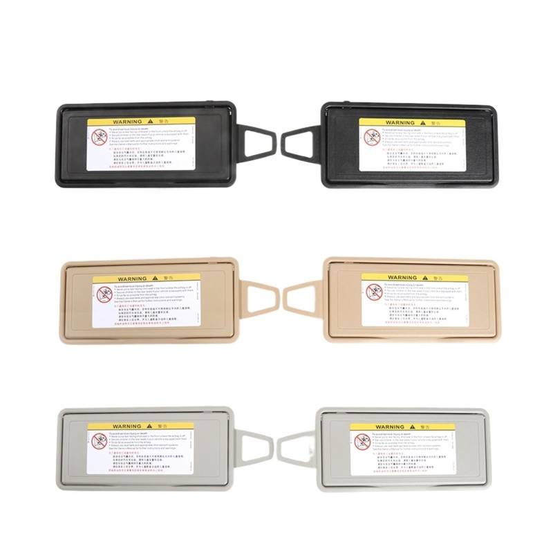 JINFOLI, for Benz, S-Klasse Auto-Sonnenschutz vorne, Innen-Schminkspiegel, Kosmetikspiegelabdeckung, for Mercedes, W221 S300 S450 2006-2013 Sonnenblendenspiegel(Beige Right) von JINFOLI