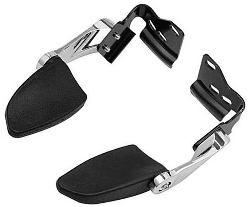 JINFOLI, for Harley, Touring Electra Street Glide Road King CVO 1997-2013 2014-2022 2021 Motorrad-Heckpassagier-Einstellung Stealth-Armlehnen Haltegriffe(Black P 2014-2020) von JINFOLI