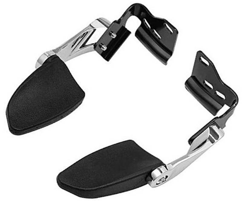 JINFOLI, for Harley, Touring Electra Street Glide Road King CVO 1997-2013 2014-2022 Motorrad-Heckpassagier-Einstellung Stealth-Armlehnen Haltegriffe(Black N 2014-2020) von JINFOLI