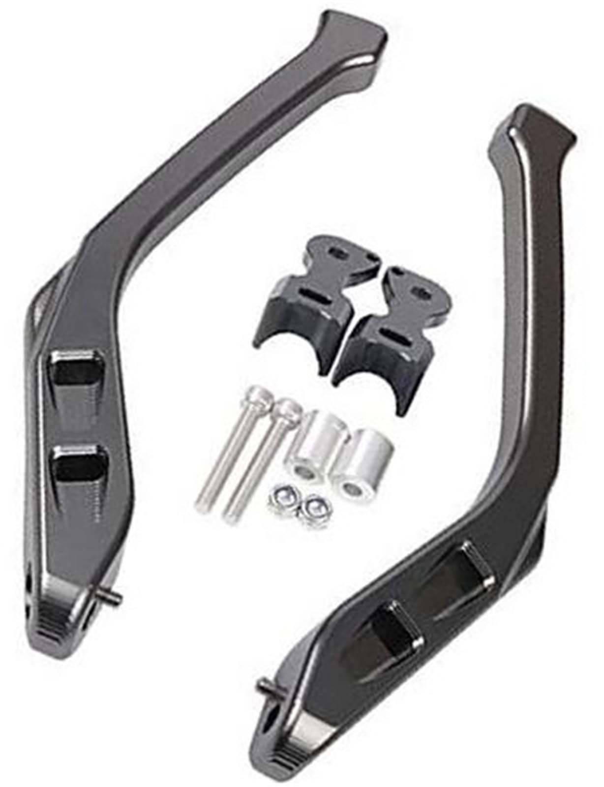 JINFOLI, for Super, S-OCO TS LITE PRO TSX Modifizierte Motorrad-Heckarmlehne Heckflügel Hinterer Handlaufsitz Beifahrerhandgriffe Bar Haltegriffe(Black A1) von JINFOLI