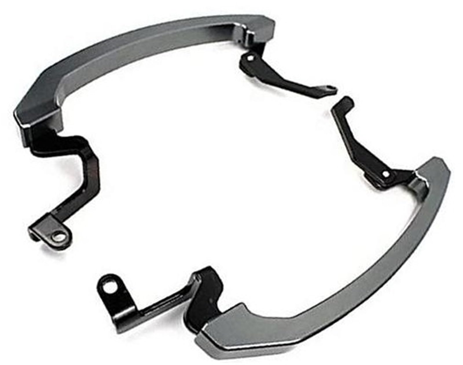 JINFOLI, for Yamaha, MT07 FZ07 2013 2014 2015 2016 2017 Motorrad CNC Aluminium Schwanz Rücksitz Beifahrer Sozius Griff Haltegriffe Armlehne Haltegriffe(Black E) von JINFOLI