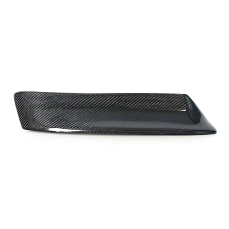 JINFOLI 1 Paar Kohlefaser-Frontlippendiffusor-Spoiler, Frontstoßstangen-Splitterlippe, for, 3er-Serie E46 M3 2D CSL 1999–2006 Frontspoiler von JINFOLI