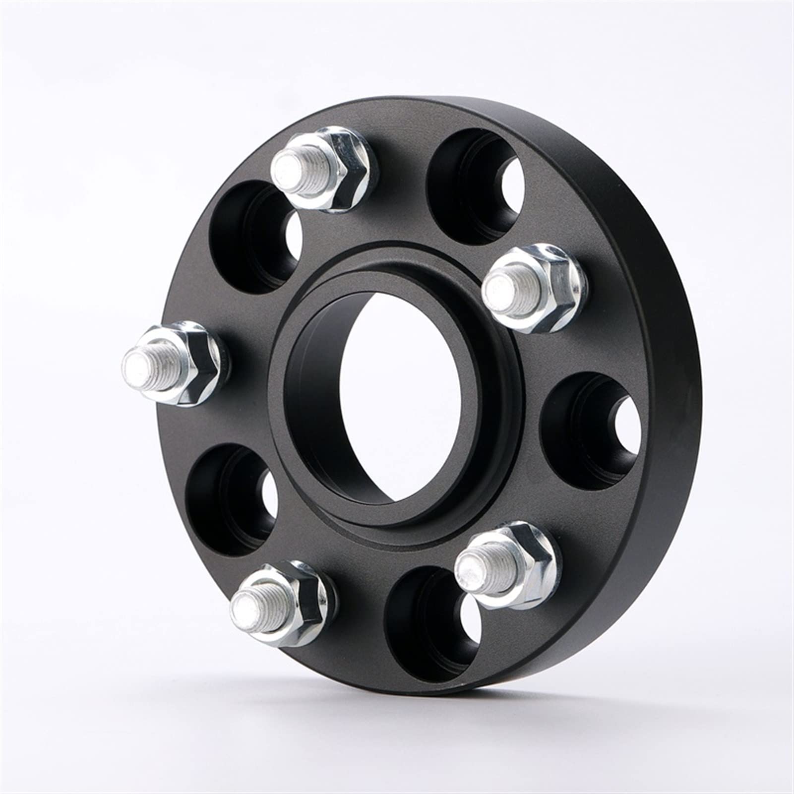 JINFOLI 1 Stück Embers Black Aluminium Alloy Wheel Spacer 5x112 CB 66,6 mm Raddichtungsflansch, for Mercedes-Benz, for, for,(25mm black spacer) von JINFOLI