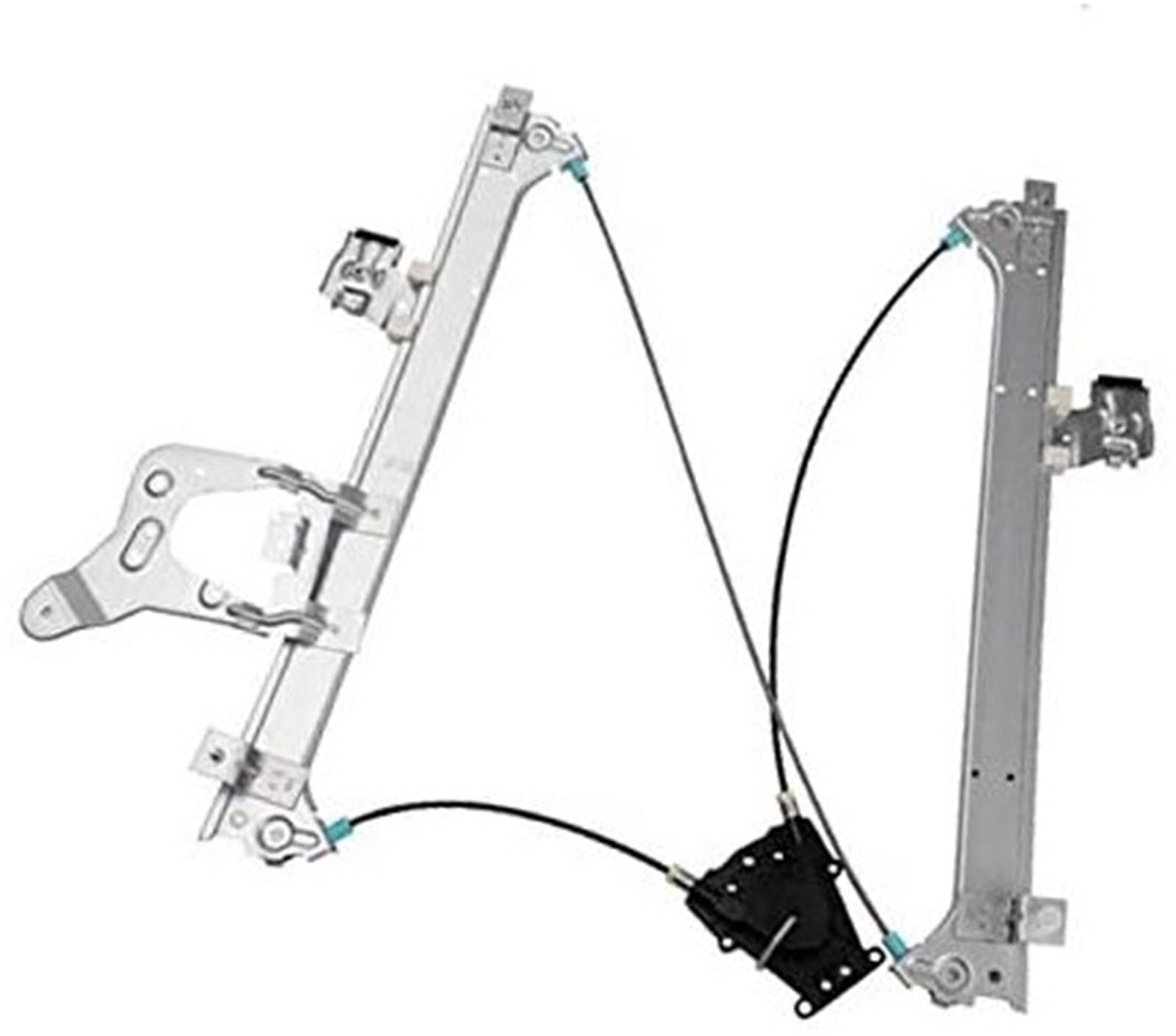 JINFOLI 1 Stück Power Car Door Lift Fensterheber hinten rechts Beifahrerseite, for GMC, for Chevy, for Cadillac, verzinktes Stahlrahmenmaterial 135-01965R 740-579 ZL0728 Fensterhebel von JINFOLI