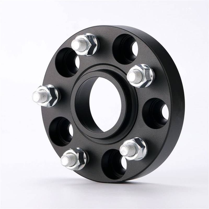 JINFOLI 2 stück PCD 5x114,3 CB 66,1mm Spurverbreiterung Adapter, for Infiniti, QX50 QX60 QX70 Q50 Q60 Q70 EX FX Geschmiedete Aluminium Legierung(2black spacer 15mm) von JINFOLI