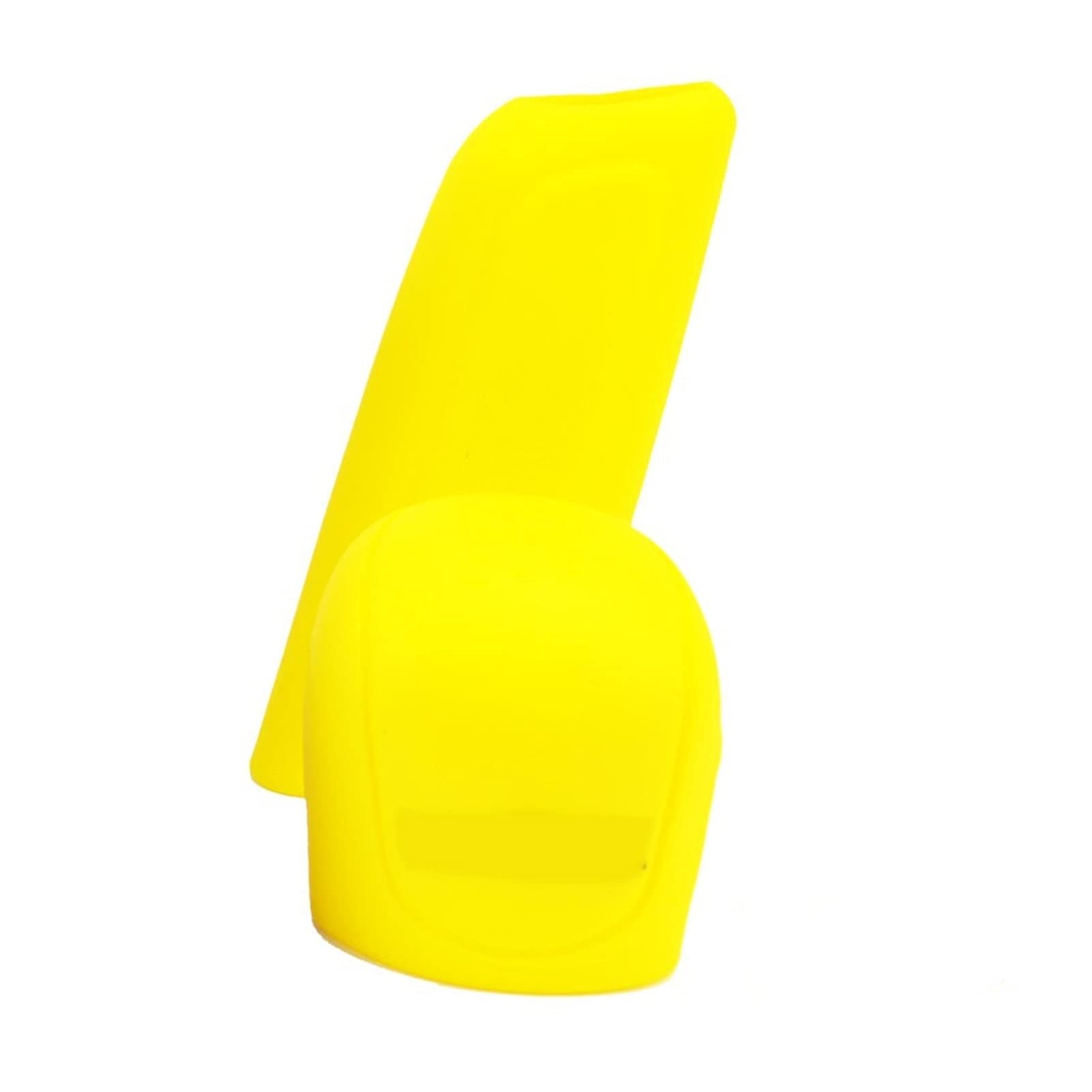 JINFOLI 2Pc Auto Auto Manuelle Silikon Shift Getriebe Kopf Knob Abdeckung Handbremse Hand Brems Abdeckungen Hülse Fall Haut Schutz Auto Styling Schaltknauf(Yellow) von JINFOLI