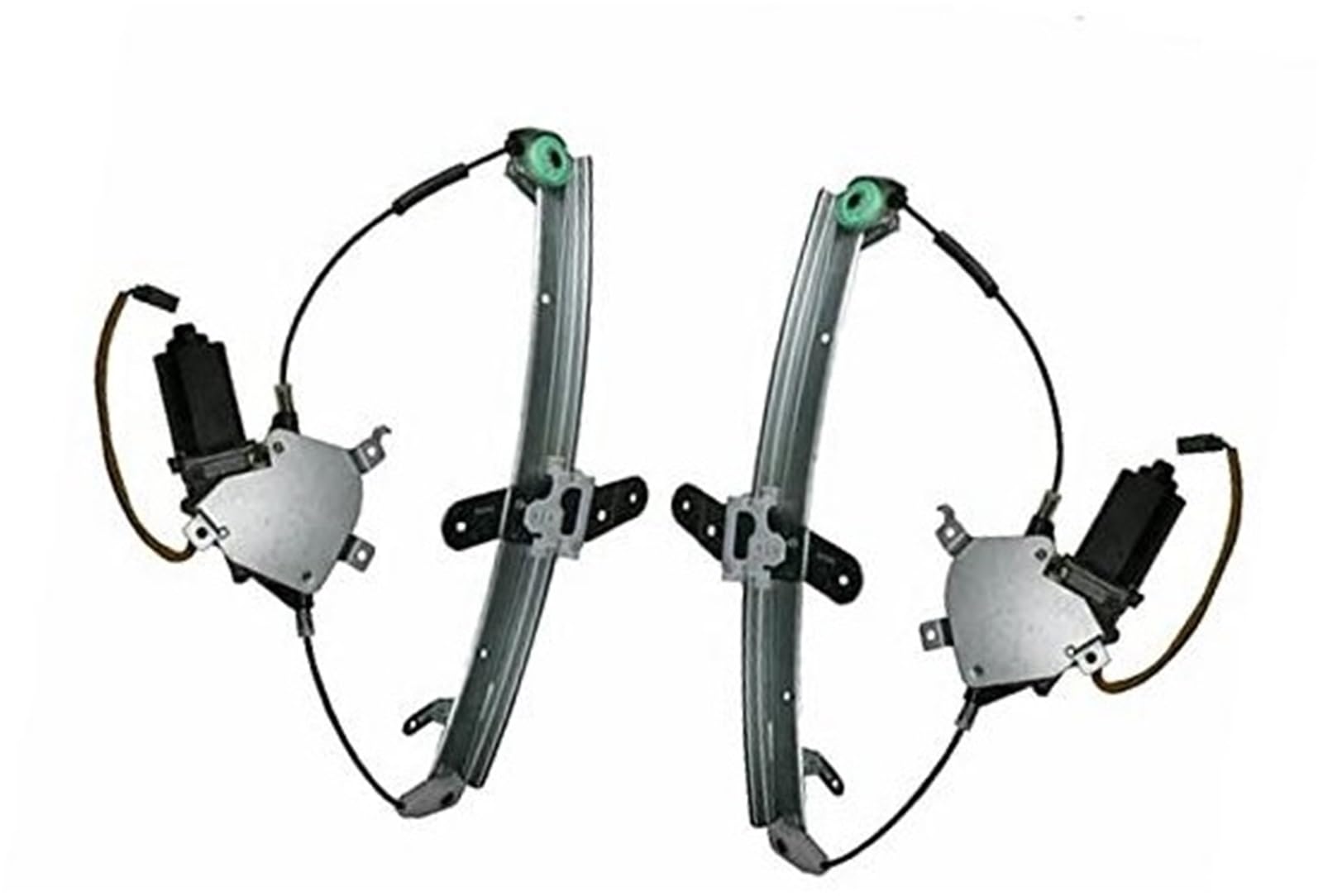 JINFOLI 2er-Set elektrischer Fensterheber for Autotürheber mit Motor vorne links + rechts Fahrerbeifahrerseite, for Lincoln, for Town Car 4.6L 1998–2011 6W1Z5423201AA F8VZ5423395AA ZL0722 Fensterhebel von JINFOLI