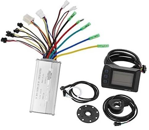 JINFOLI 36 V 48 V 22 A Elektrofahrrad-Controller-Kit, 500 W Motor DIY E-Bike-Zubehör Geschwindigkeitsregler mit OMT-M3-Anzeigetafelsatz Geschwindigkeitskontrollmodul für Roller von JINFOLI