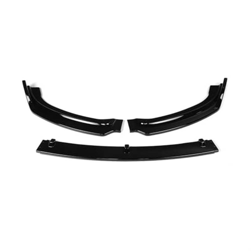 JINFOLI 3PCS Auto Frontstoßstange Splitter Lippendiffusor Spoiler Schutzabdeckung Schutz Deflektorlippen, for, 3er F30 F35 2016-2019 Frontspoiler Frontspoiler(Black Glossy Black) von JINFOLI