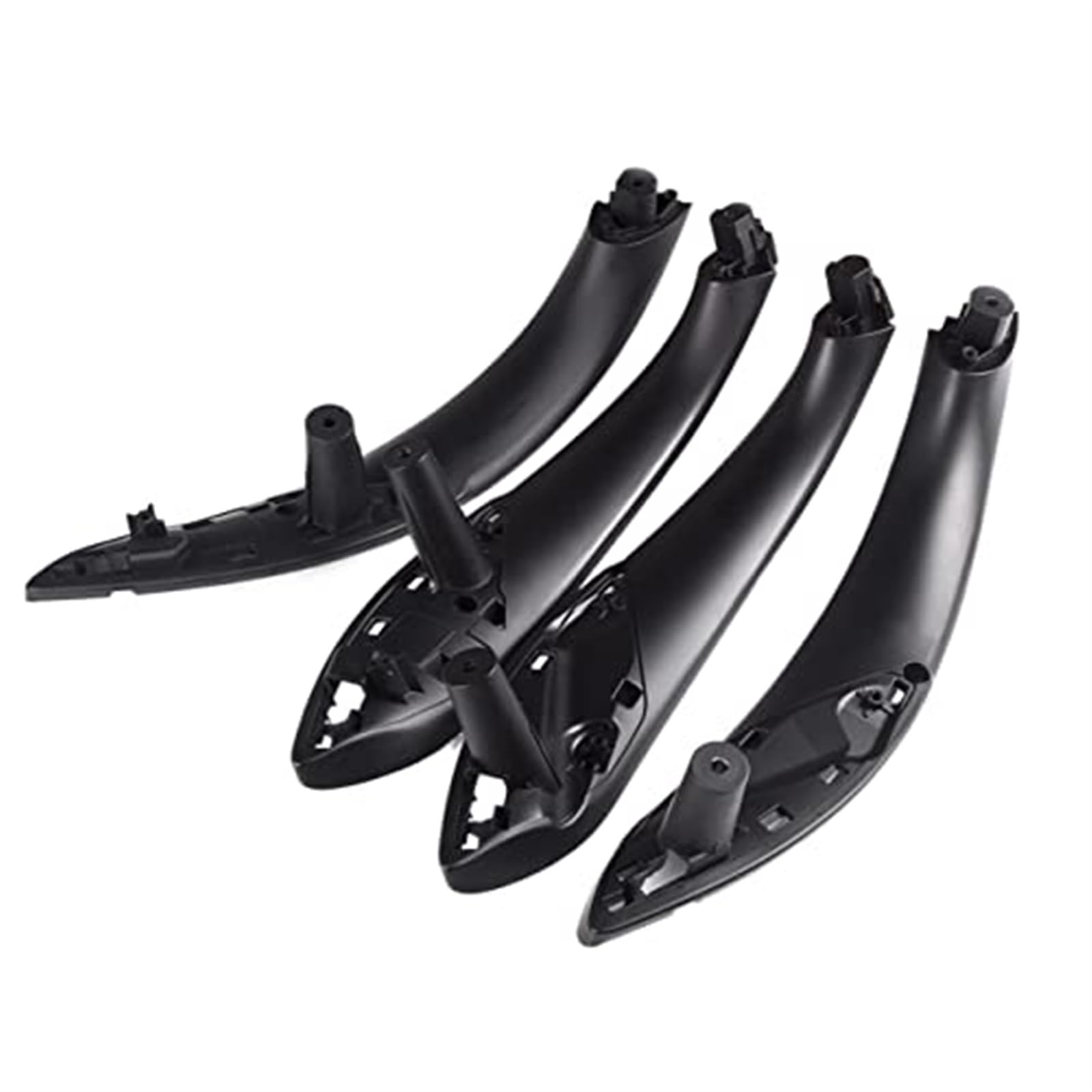 JINFOLI 4-teilige Auto-Innentürgriff-Zugverkleidung vorne Links, for, 3er F30 F80 F35 2012 2013 2014 2015 2016 2017(Black Black) von JINFOLI