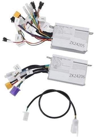 JINFOLI 48 V 800 W Elektroroller-Controller, Doppelantrieb, Geschwindigkeitsregelbox aus Aluminiumlegierung, elektrisches Dreirad, ausgestattet mit hochtemperaturbeständigen Drähten Geschwindigkeitsko von JINFOLI