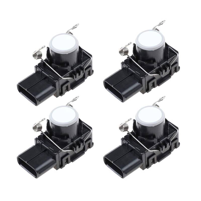 JINFOLI 4PCS 3 Farbe PDC Einparkhilfe Sensor Estima Previa Land Cruiser, for Lexus, 2008-11 8934128450 Parkassistenzsysteme(White) von JINFOLI