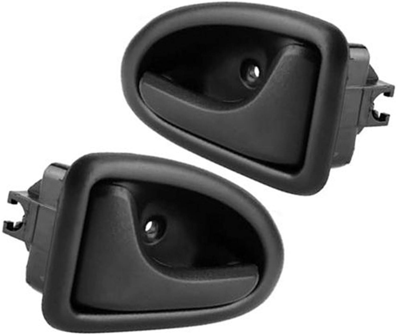 JINFOLI 7700353282 Car Cover Trim Bowl, for Renault, for CLIO 1998-2005 for Scenic 1999-2003 for TRAFIC 2001-2007 Innentürgriffe(Black 1pair) von JINFOLI