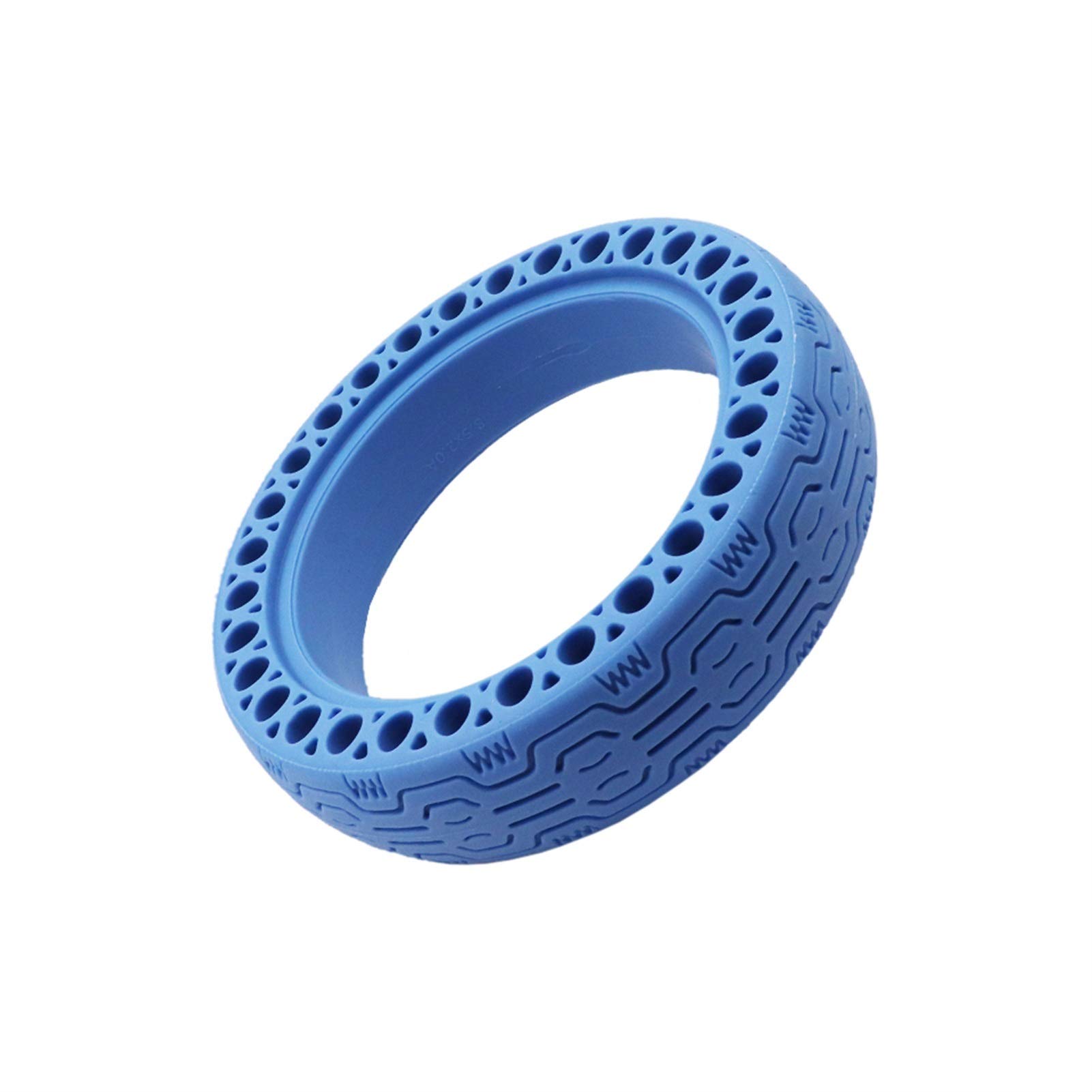 JINFOLI 8,5 Zoll, for Xiaomi, M365-Reifen mit Volllochreifen, Stoßdämpfer for Elektroroller-Skateboard, nicht pneumatischer Reifen, Gummi-Bule-Räder Ersatzräder(1 pcs blue) von JINFOLI