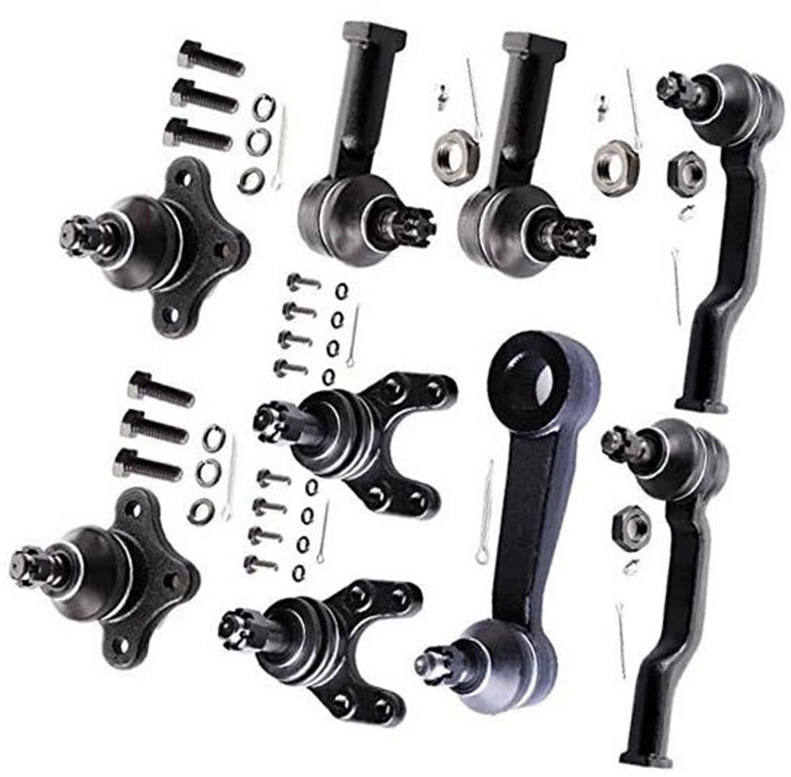 JINFOLI 9-teiliges Vorderradaufhängungsset, obere und untere Kugelgelenke, innere und äußere Spurstangenköpfe, Lenkstockhebel, for 1991 1992 1993, for Mazda B2200, for Mazda B2600 RWD oberer und unter von JINFOLI