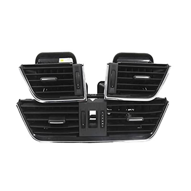 JINFOLI A/C-Auslass Armaturenbrett Air Vent Grill Abdeckung Trim, for Skoda, for Octavia, 3 MK3 A7 2013-2020 5E0819702 5E0820951 5E0819203 5E0819701 Luftgitter(Black 1 Set) von JINFOLI