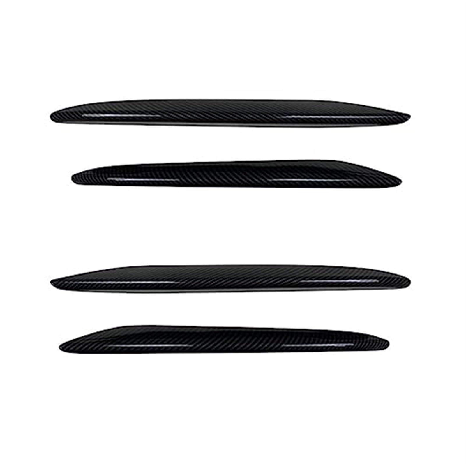 JINFOLI ABS Auto Frontstoßstange Lippensplitter Spoiler Nebelscheinwerferverkleidung, for, E-Klasse W213 S213 E200 E220d E250 E300 AMG 2016-2020 Frontspoiler Frontspoiler(Black Carbon Fiber Look-01) von JINFOLI