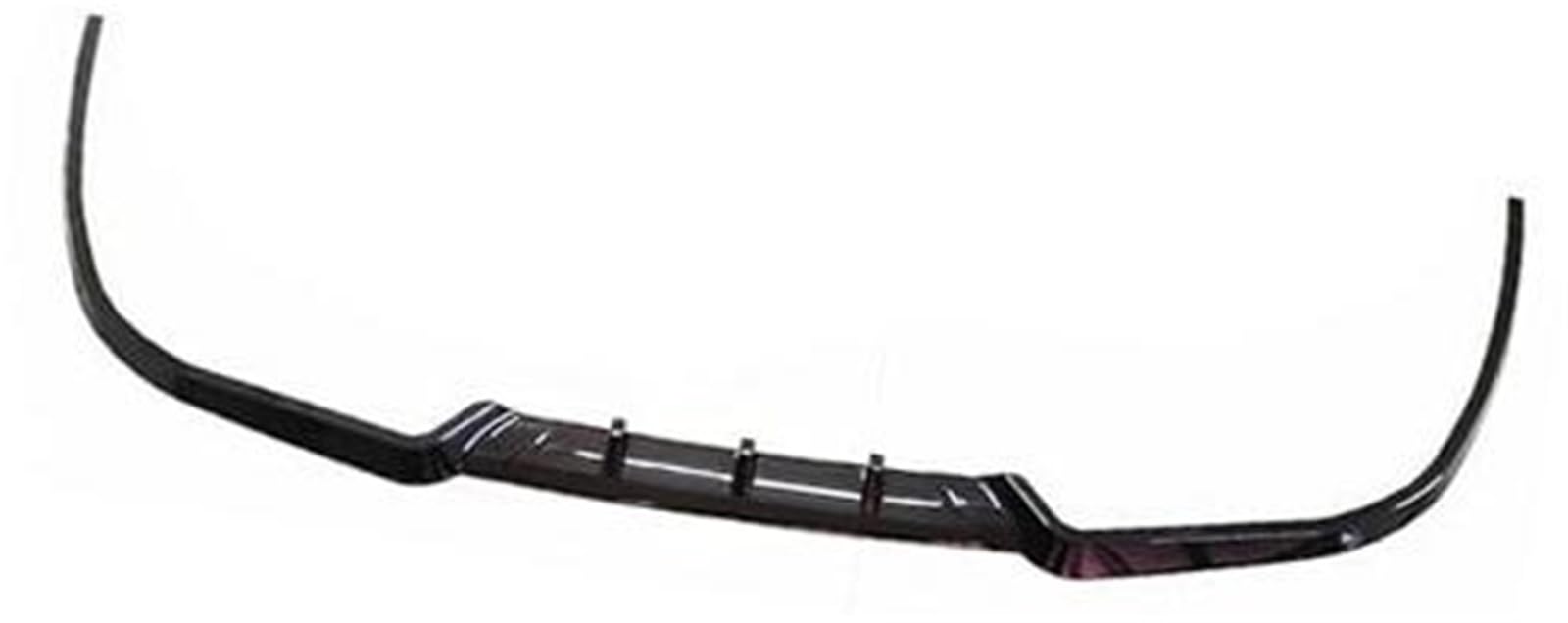 JINFOLI Auto-Frontspoiler, ABS-Auto-Frontstoßstangen-Lippenkörper-Kit, Spoiler-Splitter, ABS-Stoßstangen-Lippensplitter, Autozubehör, Frontlippe Frontspoiler(Black OneColor) von JINFOLI