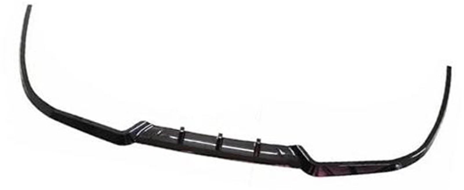 JINFOLI Auto-Frontspoiler, ABS-Stoßstangen-Lippensplitter, Autozubehör, Frontlippe, ABS-Auto-Frontstoßstangen-Lippenkörper-Kit, Spoiler-Splitter Frontspoiler(Black OneColor) von JINFOLI