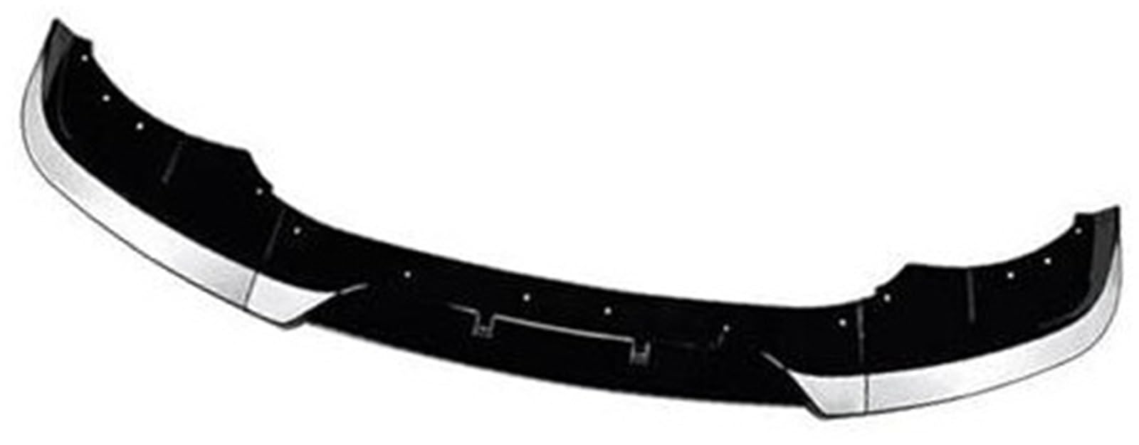 JINFOLI Auto-Frontspoiler, Frontstoßstangen-Lippenkörper-Kit, Spoiler-Splitter, Stoßstangen-Lippensplitter-Teil, for, for 5er F10 F11, for LCI 2015–2017 Frontspoiler(Black Gloss Black) von JINFOLI