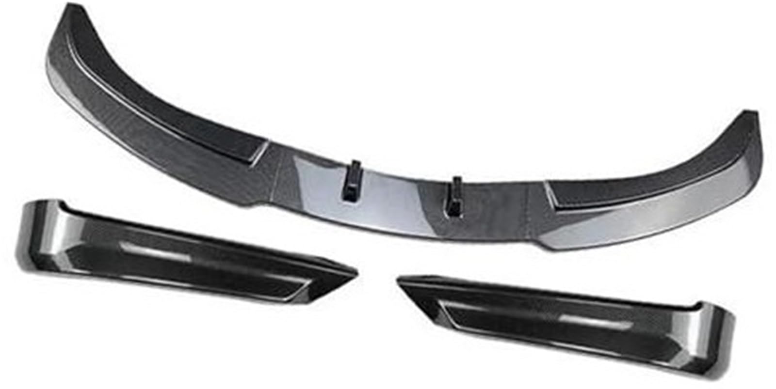 JINFOLI Auto-Frontspoiler, Frontstoßstangen-Lippensplitter, Diffusor, Spoiler, Stoßstangenschutz, for, for 3er E90 E91, for 320i 325i 2005–2008 Frontspoiler(Black Carbon Look Set) von JINFOLI