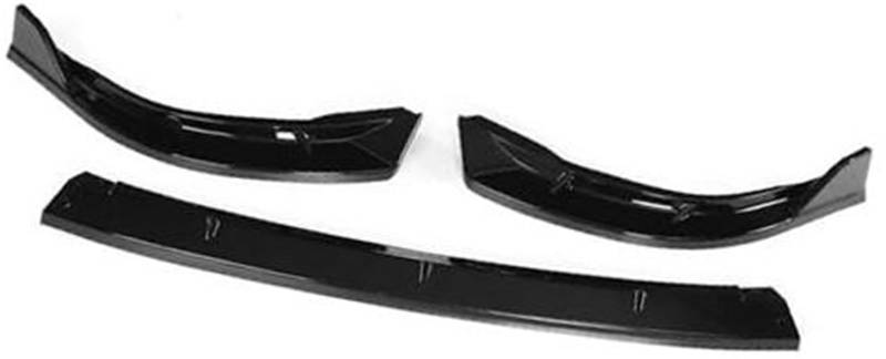 JINFOLI Auto-Frontspoiler, for Civic, for 8. Generation 2006 2007 2008 2009 2010 2011, Auto-Frontstoßstangen-Lippenkörper-Kit, Spoiler, Stoßstangen-Lippensplitter Frontspoiler(Black Glossy Black) von JINFOLI