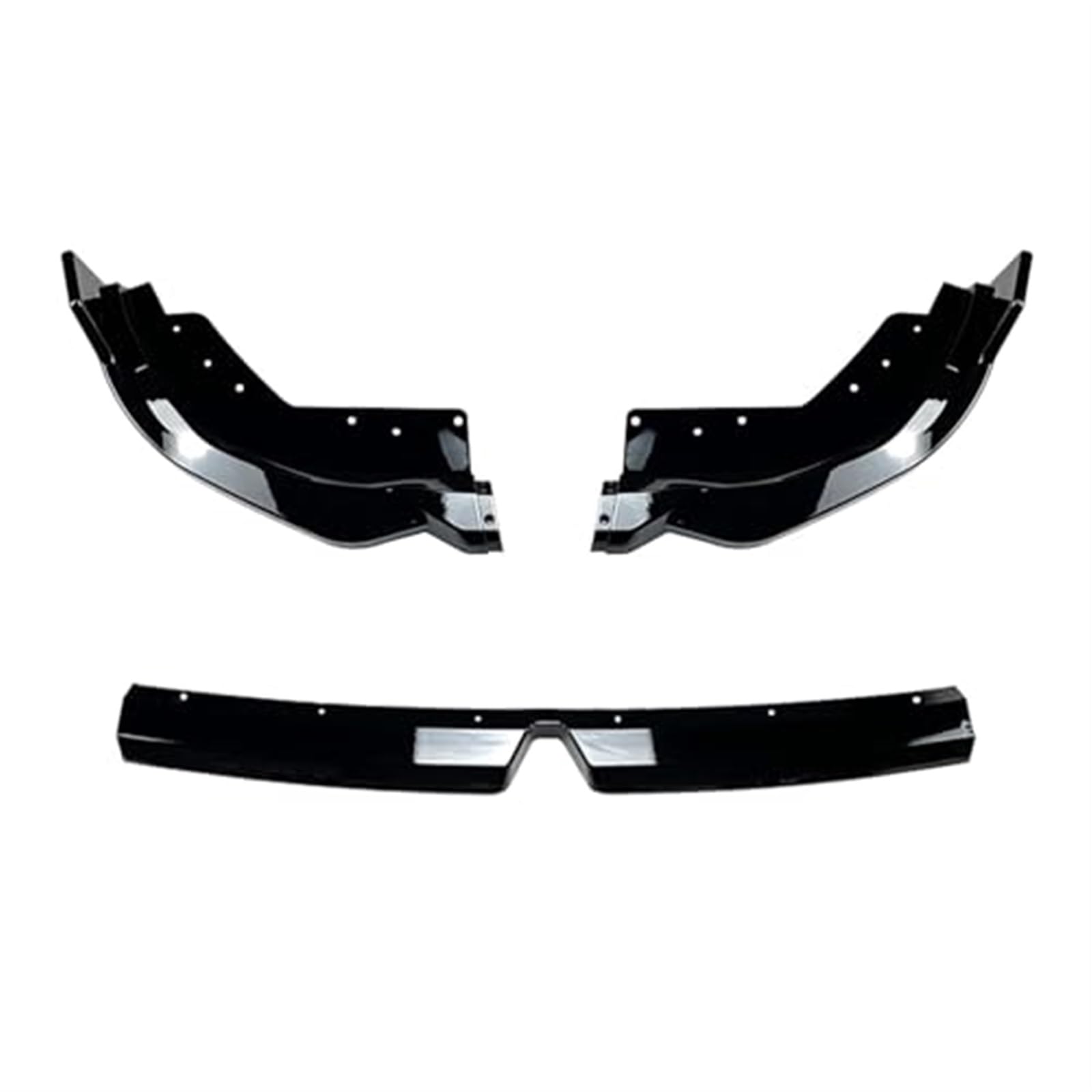 JINFOLI Auto Frontstoßstange Spoilerlippe Unterer Splitterschutz, for, 3er G20 G21 LCI M Sport 320i 325i 2022 2023 Frontspoiler Frontspoiler(Black Glossy Black) von JINFOLI