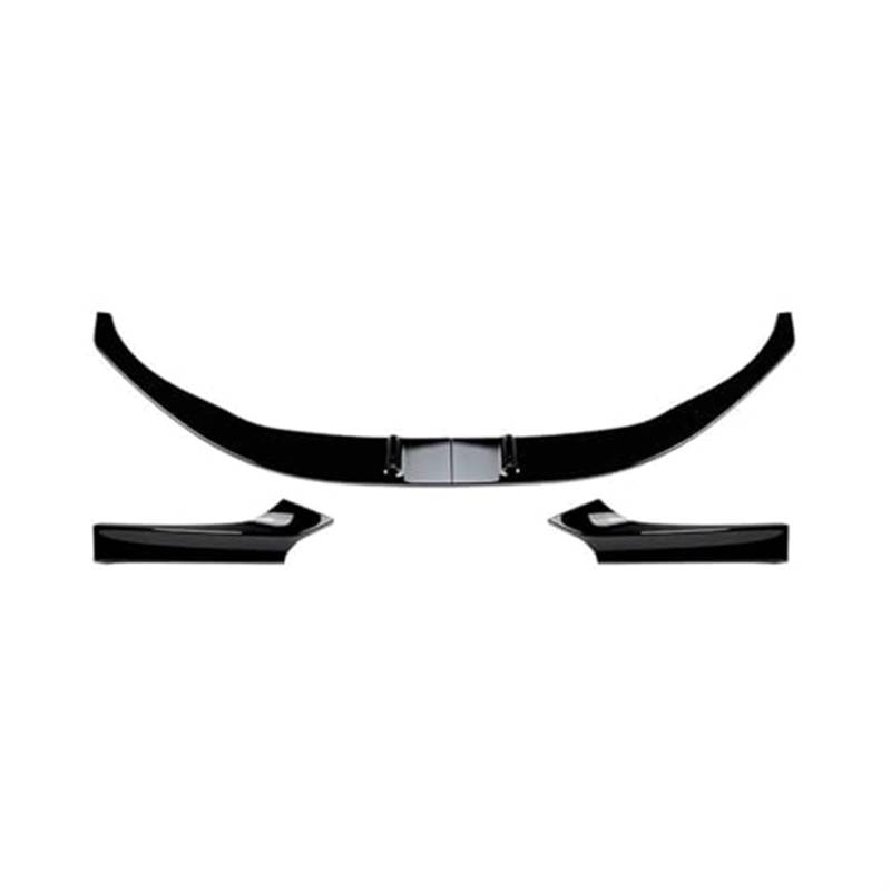 JINFOLI Auto-Frontstoßstangen-Spoiler-Lippenkörper-Set, Stoßstangen-Diffusor-Schutz, for, 2er-Serie F22/F23 M235i M240i M-Sport 2014–2021, Tuning Schwarze Frontspoiler Frontspoiler(Black One Set Glos von JINFOLI