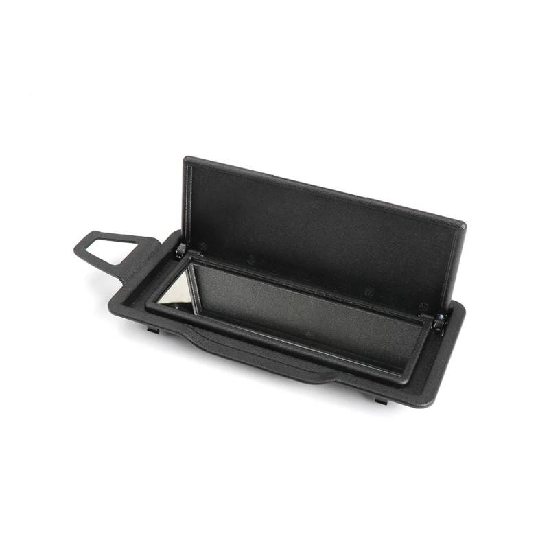 JINFOLI Auto-Innenraum-Sonnenschutz, Visier, Make-up-Kosmetikspiegel-Abdeckung, for Mercedes-Benz, ML GL R-Klasse W251 W164, Autozubehör Sonnenblendenspiegel(Model B Left Black) von JINFOLI