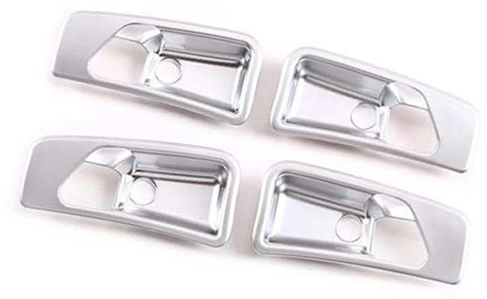 JINFOLI Auto Innentürgriff Schüssel Dekoration Abdeckung Aufkleber Styling, for Mercedes, for Benz, G Klasse W463 2007 2008 2009 2010-2018 Innentürgriffe(Silver) von JINFOLI