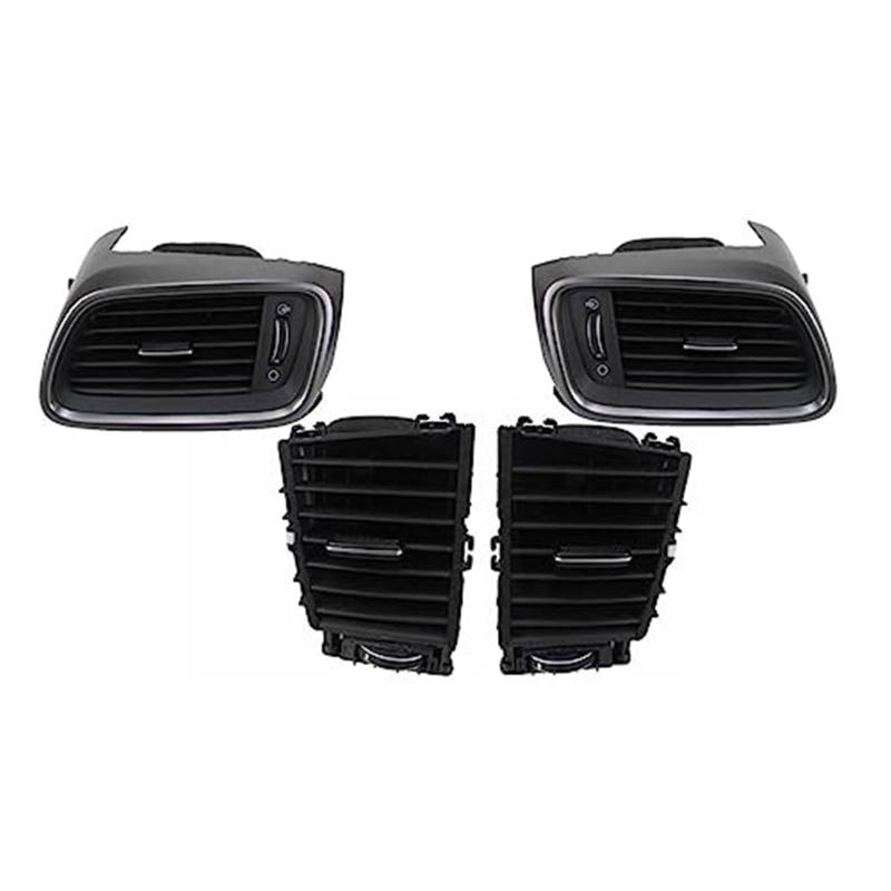 JINFOLI Auto-Klimaanlage, A/C-Entlüftungsauslass, for Kia, for Sorento, 2015 2016 2017 2018 Luftgitter(Black 1 Set) von JINFOLI