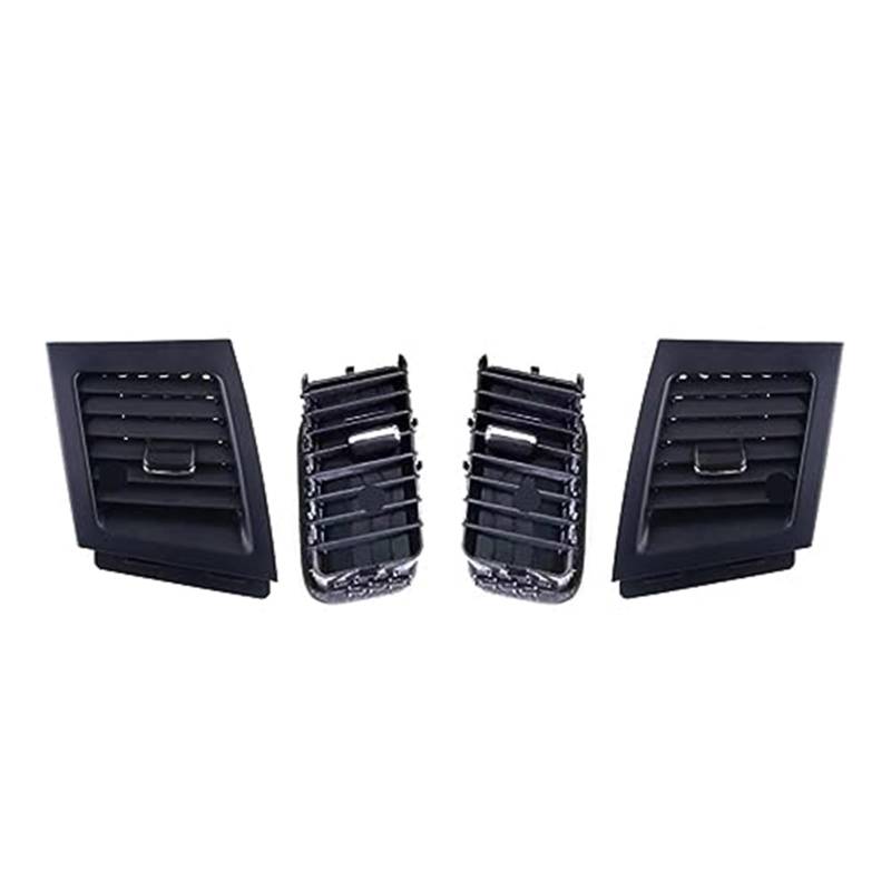 JINFOLI Auto-Klimaanlagenauslass, for Mitsubishi, Lancer EX 2010 2011 2012 2013 2014 2015 Luftgitter(Black 1 Set) von JINFOLI