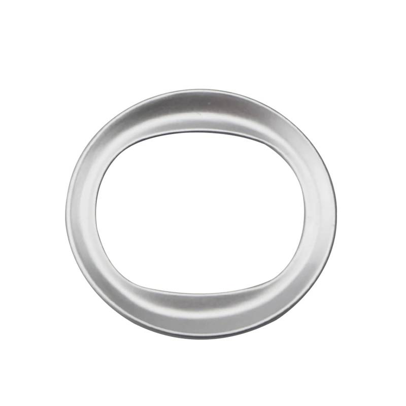 JINFOLI Auto-Lenkrad-Mittelring-Abdeckung, Logo-Emblem, Dekoration, Zieraufkleber, passend for Mazda, for 6 3 Axela CX-3 CX3 CX-5 CX5, Zubehör Lenkradbezüge(Silver) von JINFOLI