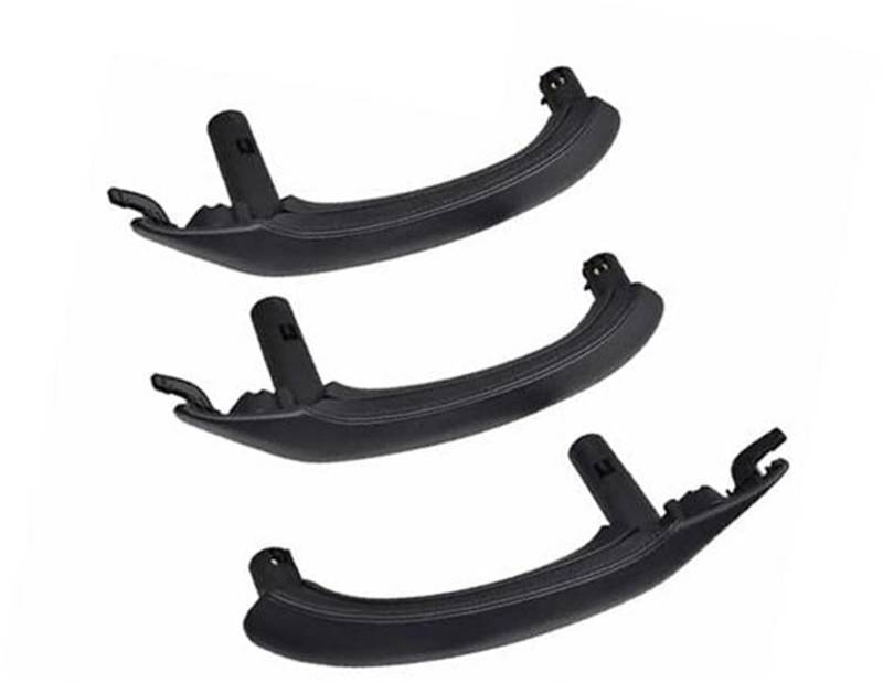 JINFOLI Auto Links Rechts Innen Leder Außenabdeckung Verkleidung Türgriff Innentürverkleidung Griff Zugverkleidung Abdeckung, for, X3 X4 F25 F26 51417248502 Innentürgriffe(RHD Black 3pcs) von JINFOLI