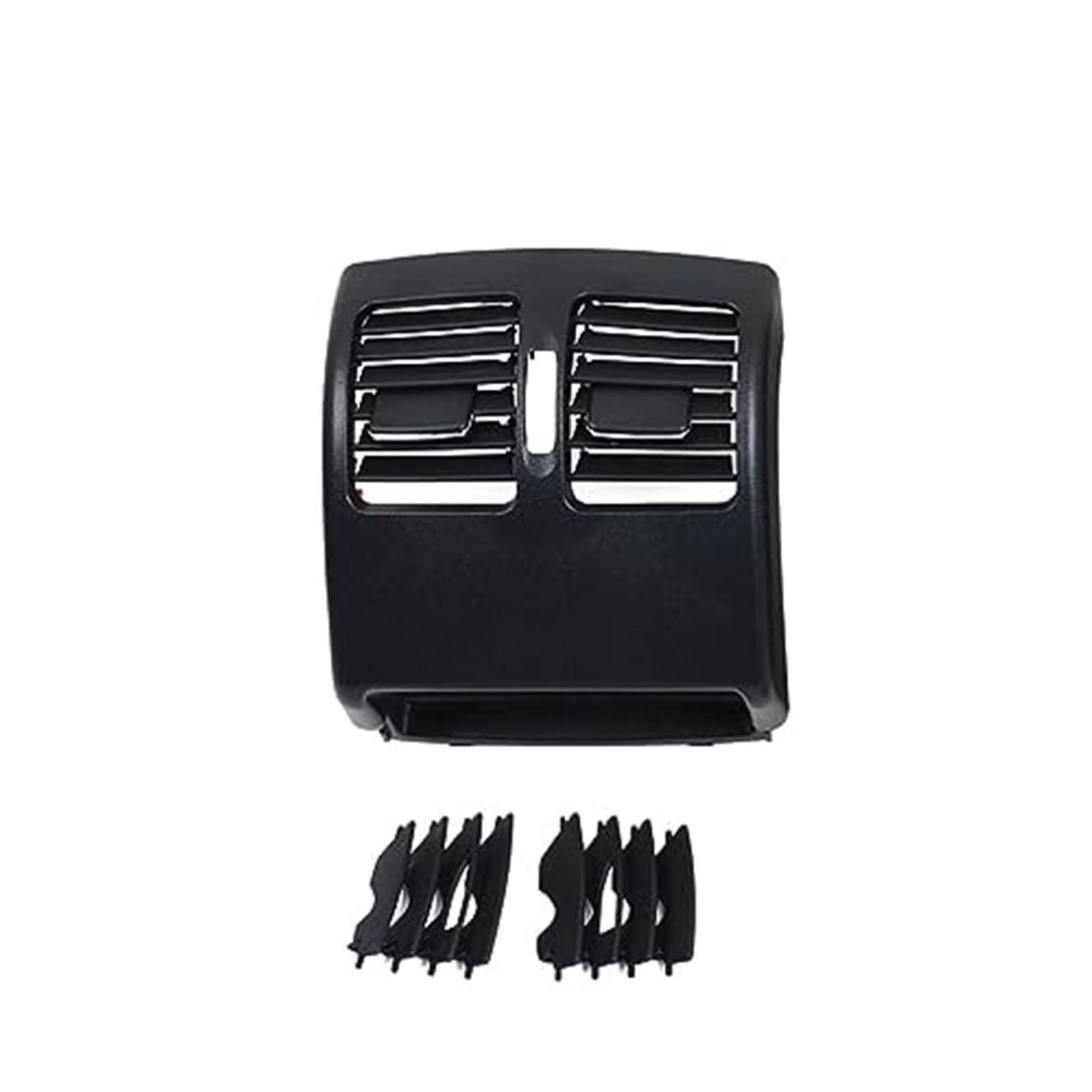 JINFOLI Auto-Rücksitz-Klimaanlage, AC-Entlüftungsgitter, for Mercedes-Benz, W207 E Coupe W204 C-Klasse C180 C200 C220 2007–2013 Luftgitter(Black Standard Black) von JINFOLI