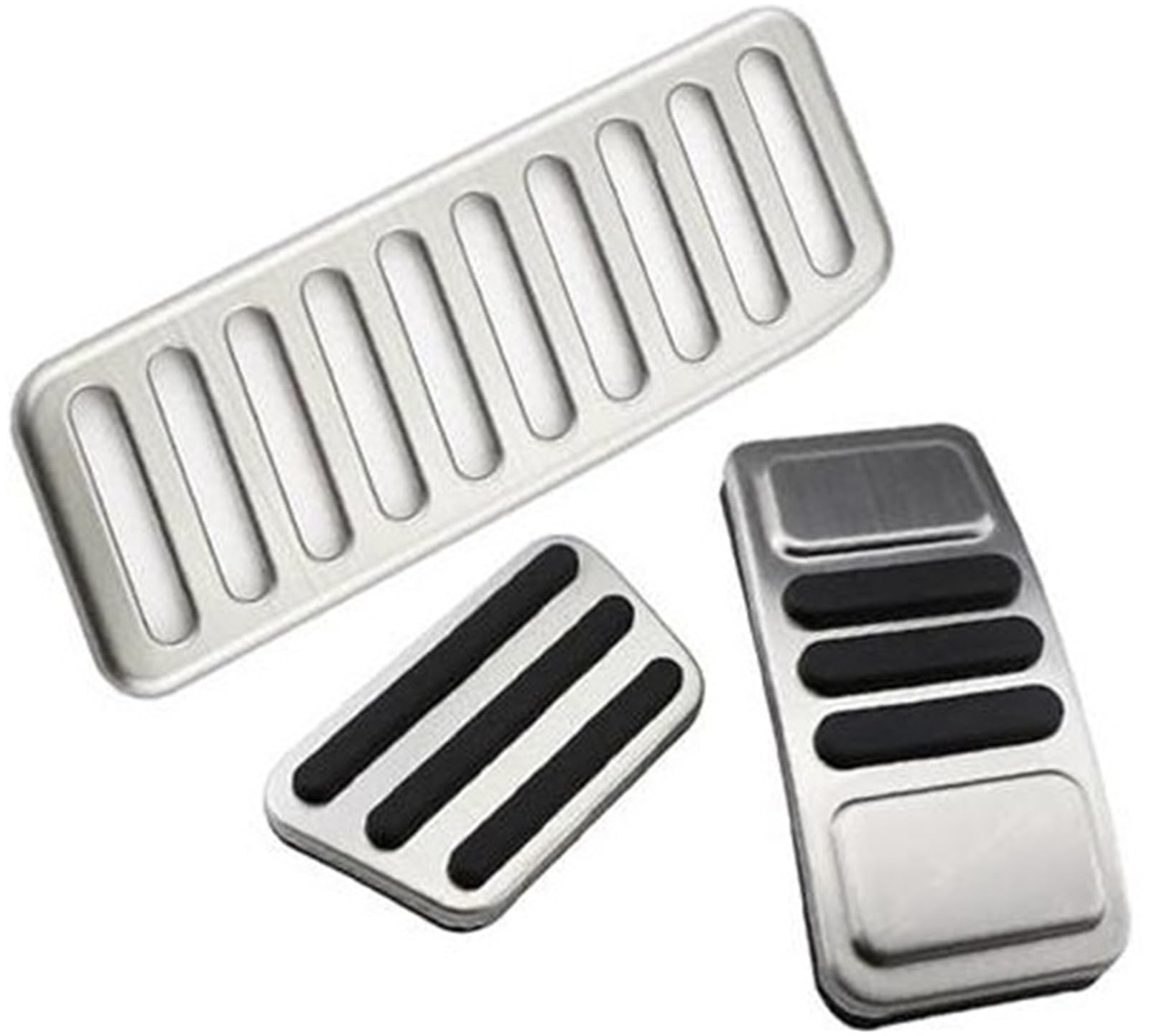 JINFOLI Autopedale, for Ford, for Mustang, 2015–2021 Ersatzteile AT Pedal Bremspedalabdeckung Fußstütze Pedale Pads Autopedal(BLACK AT With Rest) von JINFOLI