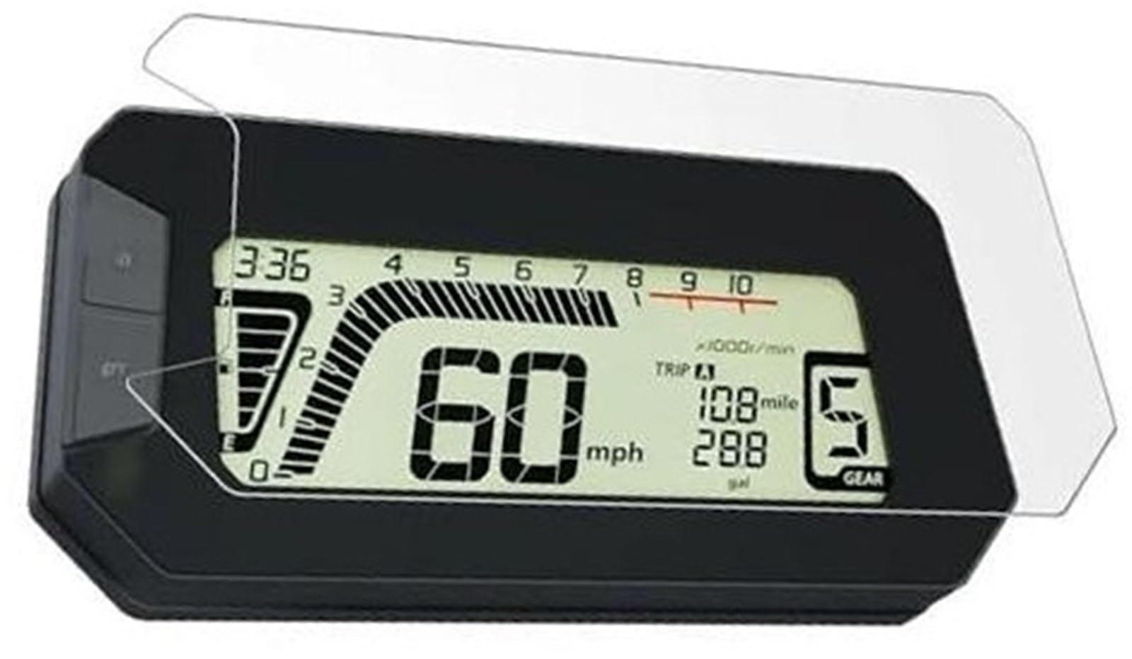 JINFOLI Displayschutzfolie, for CB300F CB 300F 2023 Motorradzubehör Scratch Cluster Screen Displayschutzfolie für das Armaturenbrett(Black 2 STES) von JINFOLI