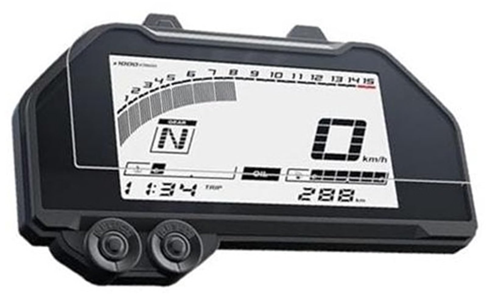 JINFOLI Displayschutzfolie, for MT-03 MT-25 R3 R25 2019–2022, Motorrad-Instrumentenblock, Kratzbildschirm-Schutzfolie, Armaturenbrett-Displayschutz Displayschutzfolie für das Armaturenbrett(BLACK Thre von JINFOLI