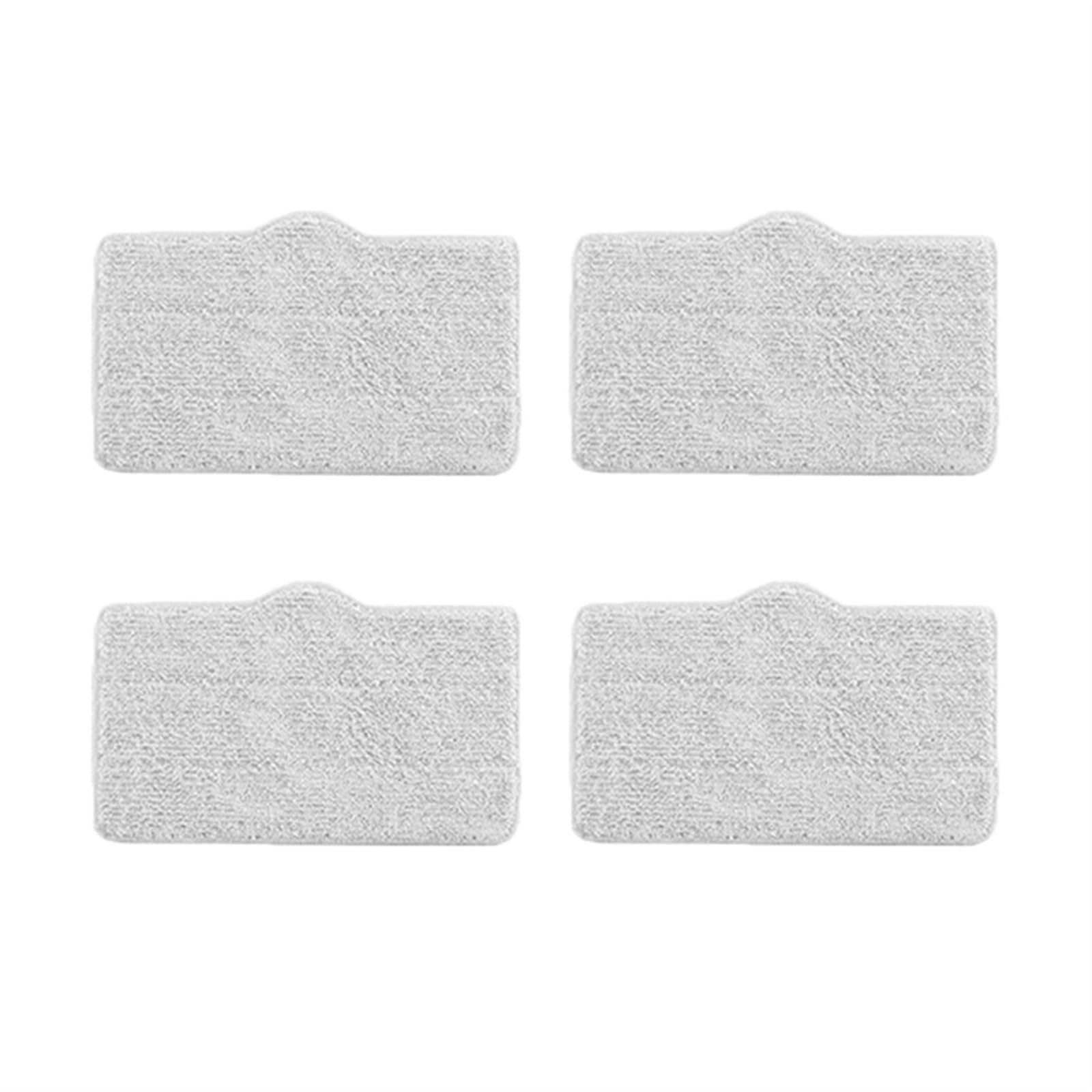 JINFOLI Ersatz-Reinigungsmopp-Pads, for Xiaomi, for Deerma, DEM ZQ100 ZQ600 ZQ610 Haltegriff Dampfstaubsauger Mopp Tuch Lappen Zubehör Aufsätze für Dampfreiniger(4pcs) von JINFOLI