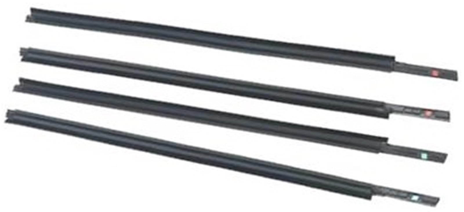 JINFOLI Fenster-Türdichtungen, 4 Stück, Auto-Außentür-Fenster-Gummi-Dichtungsstreifen for SX4 for Schrägheck 2007–2013, wasserdichter Druckdichtungsstreifen Dichtungsstreifen von JINFOLI