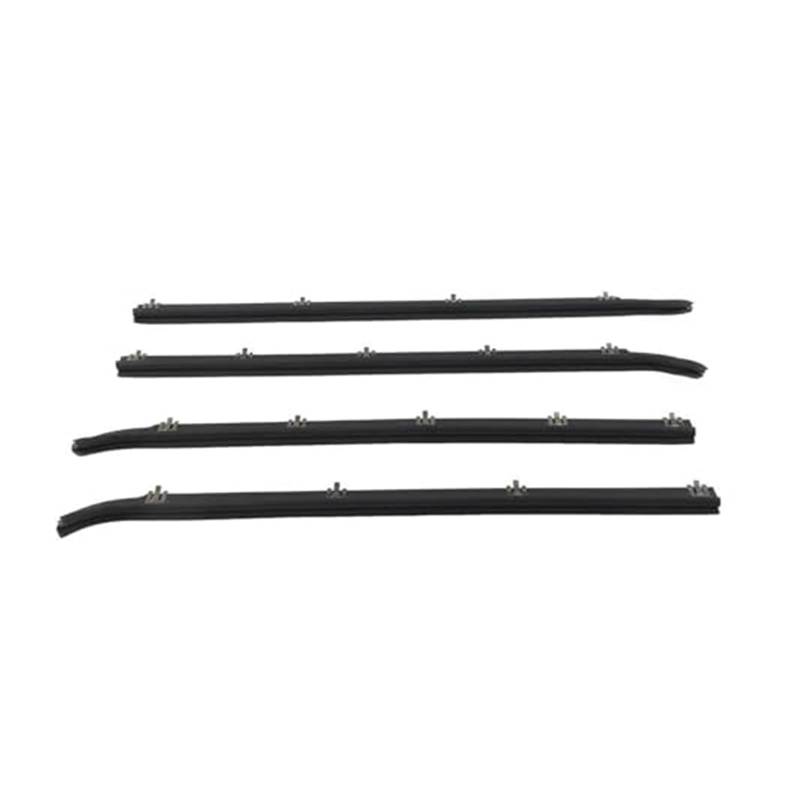 JINFOLI Fenstertürdichtungen, 4 Stück, Auto-Außenfenster-Sweep-Trim-Dichtungen, Auto-Dichtungsstreifen for Bronco F250 F350 1987–1996 Dichtungsstreifen von JINFOLI