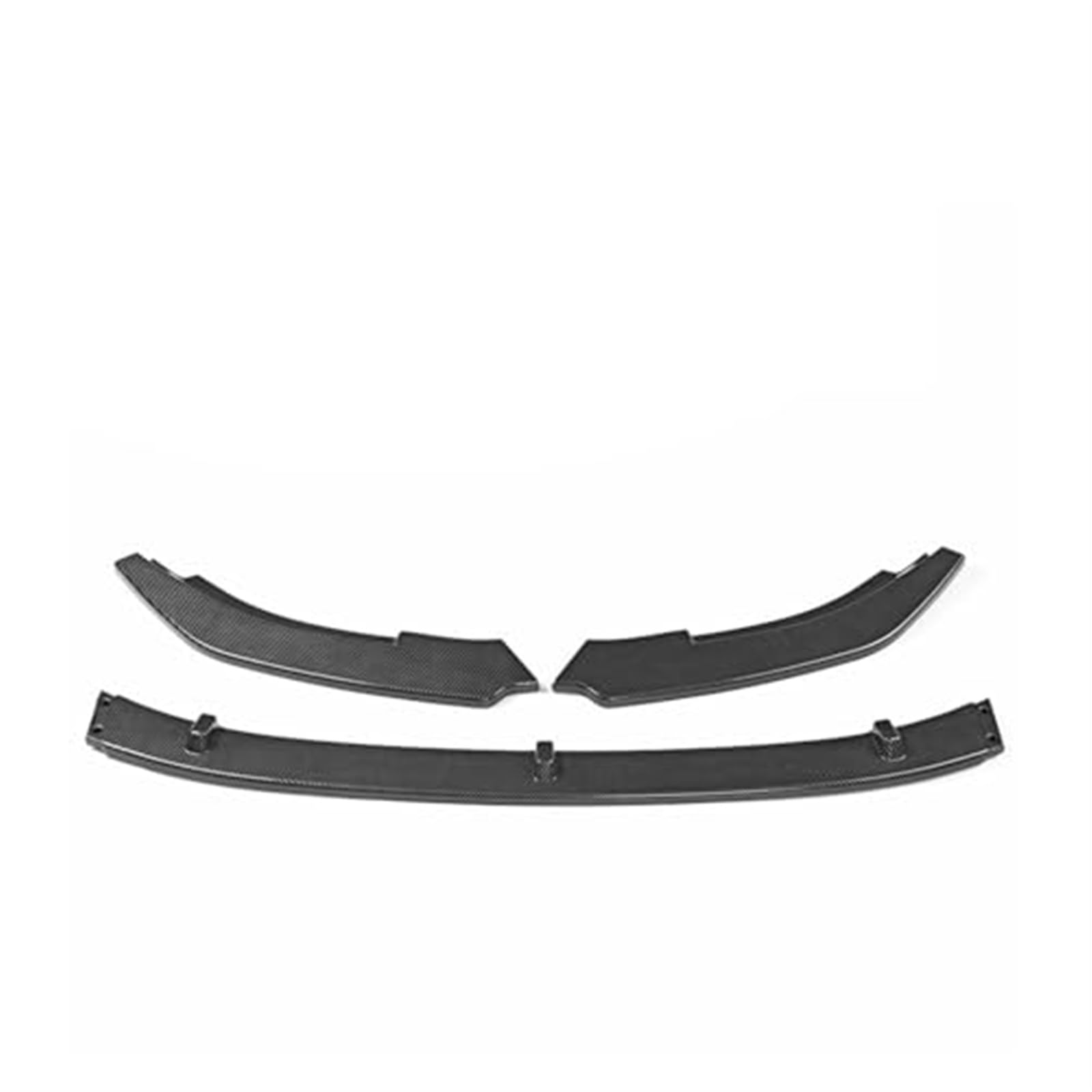 JINFOLI Frontstoßstange Lip Spoiler Splitter Diffusor Body Kit Guards, for Volkswagen, for VW, for Golf, 6 MK6 GTI 2010 2011 2012 2013 Autozubehör Frontspoiler Frontspoiler(Black Carbon Fiber Look) von JINFOLI