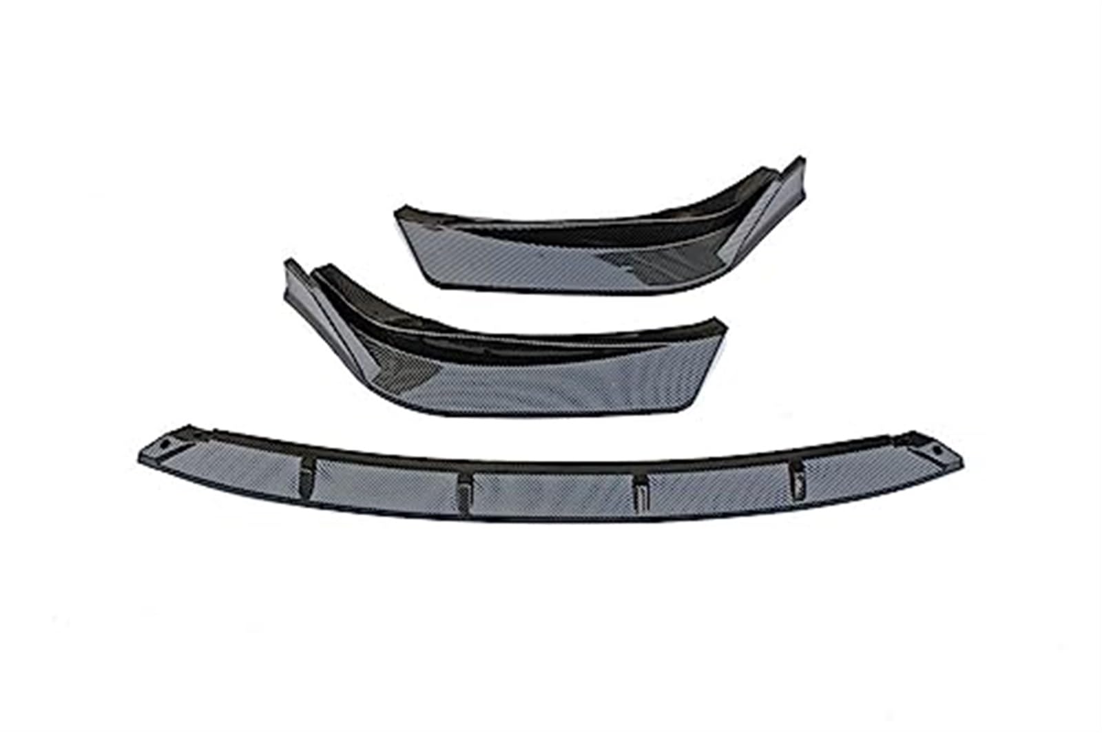 JINFOLI Frontstoßstangen-Lippenspoiler-Seitensplitter, for Lexus, IS250 IS350 IS300 F Sport 2014–2016, Bodykit, Schutzvorrichtungen, Deflektor, Autozubehör, Frontspoiler Frontspoiler(BLACK Carbon Fibe von JINFOLI