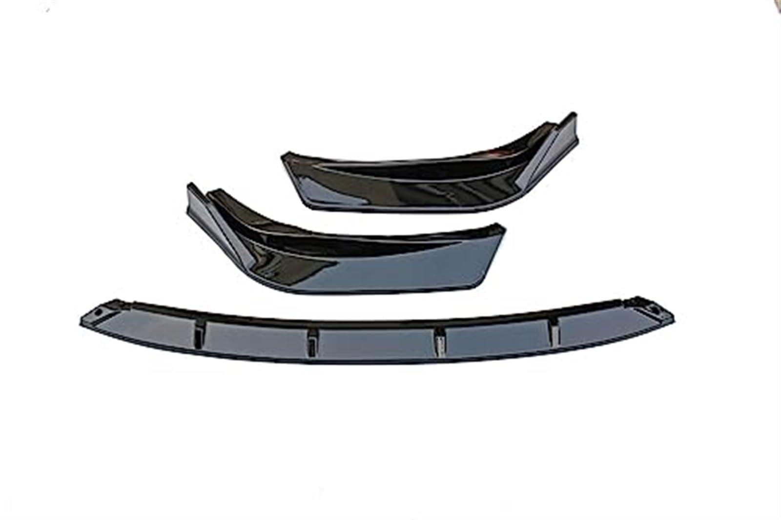 JINFOLI Frontstoßstangen-Lippenspoiler-Seitensplitter, for Lexus, IS250 IS350 IS300 F Sport 2014–2016, Bodykit, Schutzvorrichtungen, Deflektor, Autozubehör, Frontspoiler Frontspoiler(BLACK Glossy Blac von JINFOLI