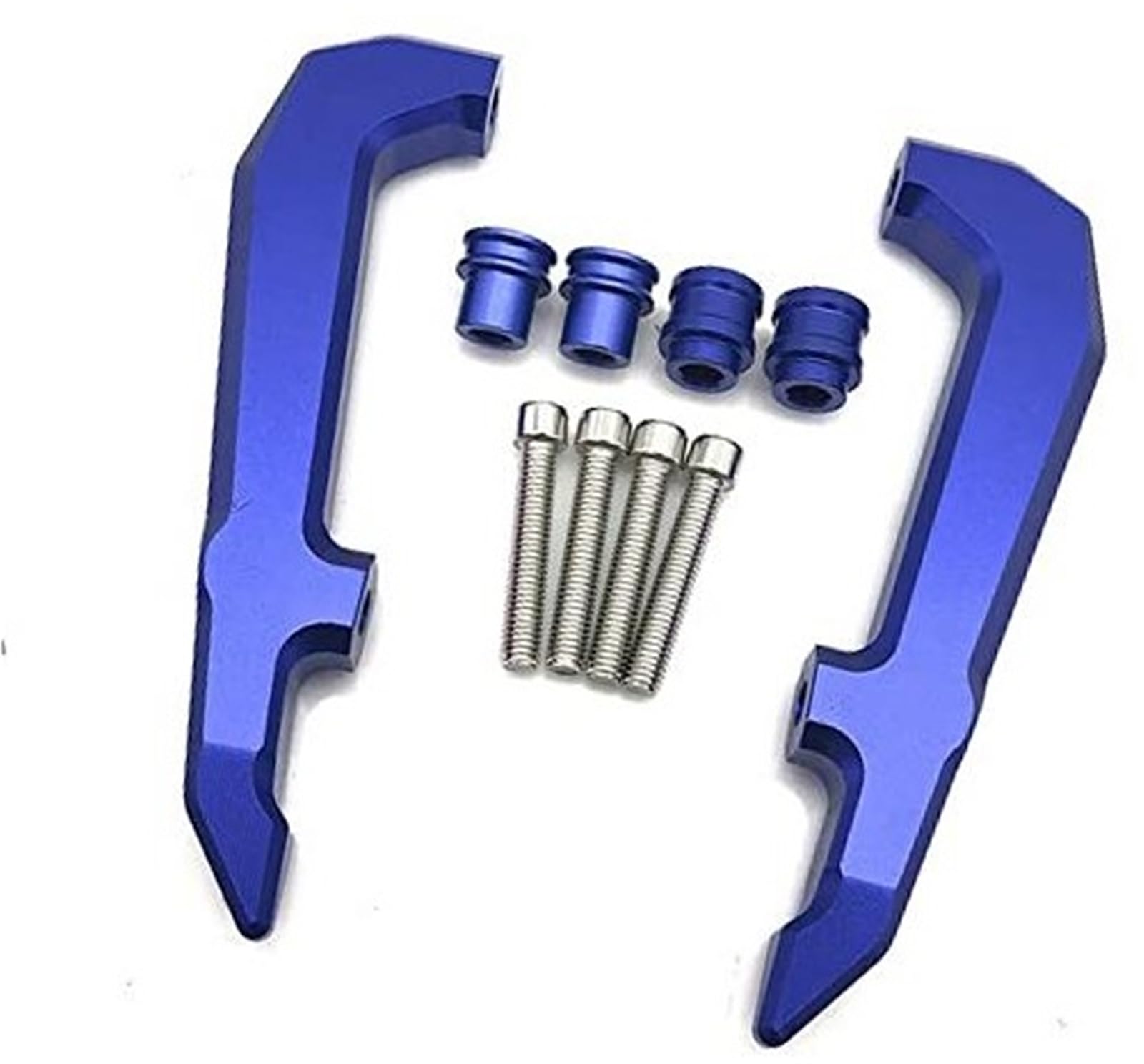 JINFOLI GROM MSX125 MSX 125 2021–2022, Motorrad-Haltegriffe hinten, Sitz, Sozius, Beifahrer, Schienengriff, Armlehnen-Zubehör Haltegriffe(Blue) von JINFOLI