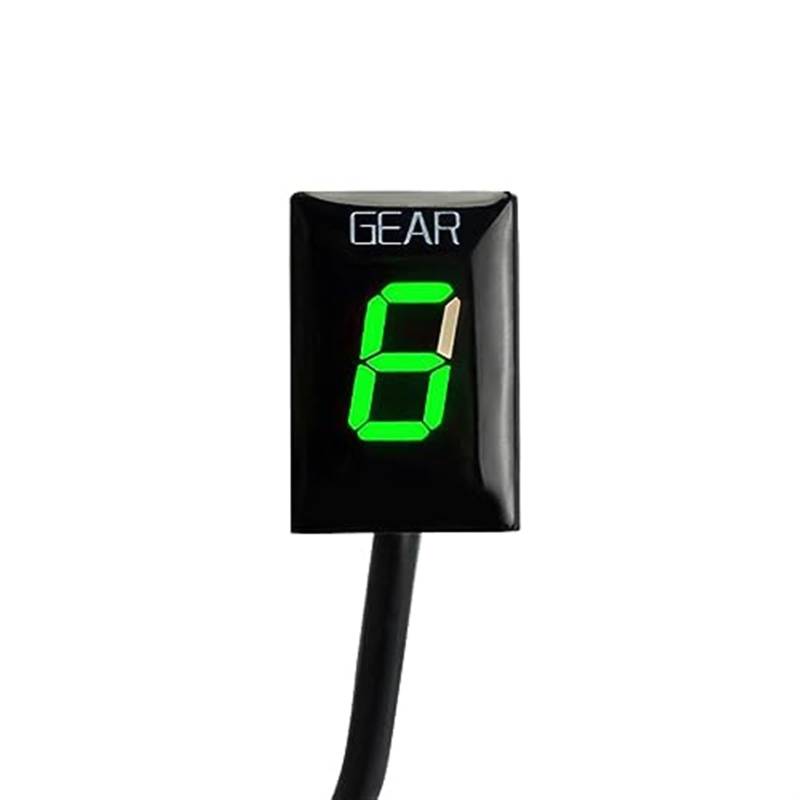 JINFOLI Ganganzeigen, Ganganzeige Plug-and-Play-Geschwindigkeitsanzeige, for ER-6F ER 6F 2012–2014 2015 2016 2017(Black Green) von JINFOLI