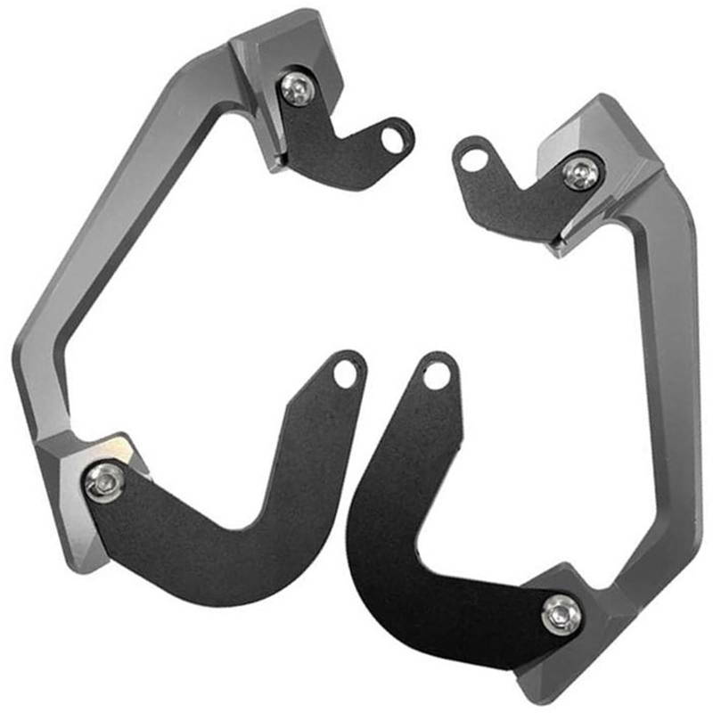 JINFOLI Haltegriff for den hinteren Beifahrer-Soziussitz des Motorrads, Handlauf-Armlehne, CB650R CBR650R 2019 2020 Haltegriffe(Titanium) von JINFOLI